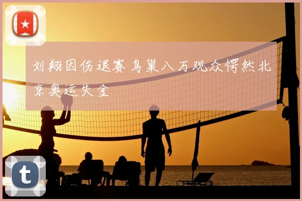 刘翔因伤退赛鸟巢八万观众愕然北京奥运失金